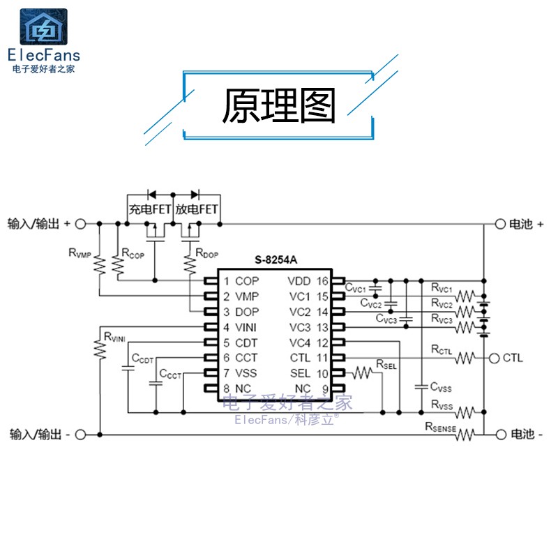 3串11.1V 12V 12.6V 18650锂电池充电保护板10A 三节串联电源模块 - 图1