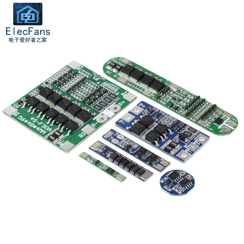 18650锂电池3.7V过充12V过放4串过流短路7.4V充电3S保护板2串模块 - 图0