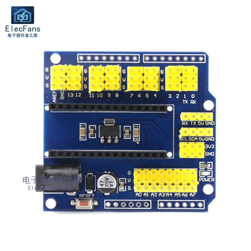 NANO-R3扩展板 一板两用 UNO-R3排针传感器 拓展模块For Arduino - 图1