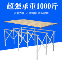 Ground Stall Shelving Night Market Stall Folding Shelf Hem Stall Folding Table Portable Telescopic Booth Rack Hem Heavy Shelving