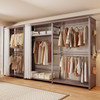 Wardrobe home bedroom perforated board all metal
