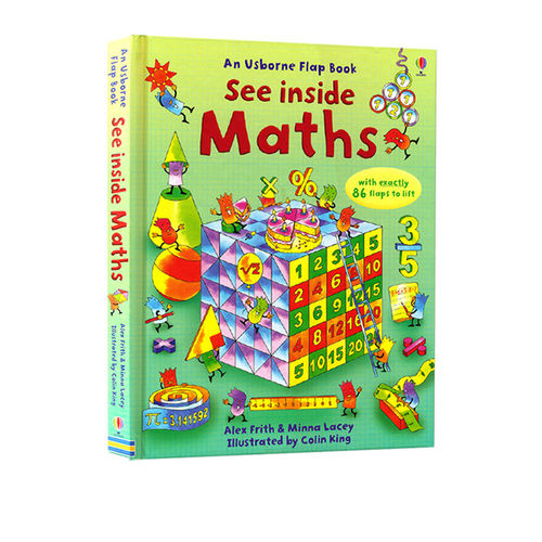 英文原版绘本 Usborne看里面之揭密数学 See Inside Maths科普立体翻翻书纸板书大开本尤斯伯恩-图3