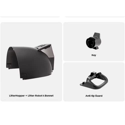 美国代购Whisker Litter-Robot 4 LitterHopper 自动猫砂填充器 - 图0