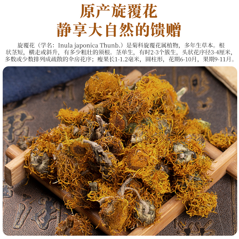 旋覆花中药材旋复花250g正品金钱菊六月菊金佛花非野生显脉旋复花 - 图0