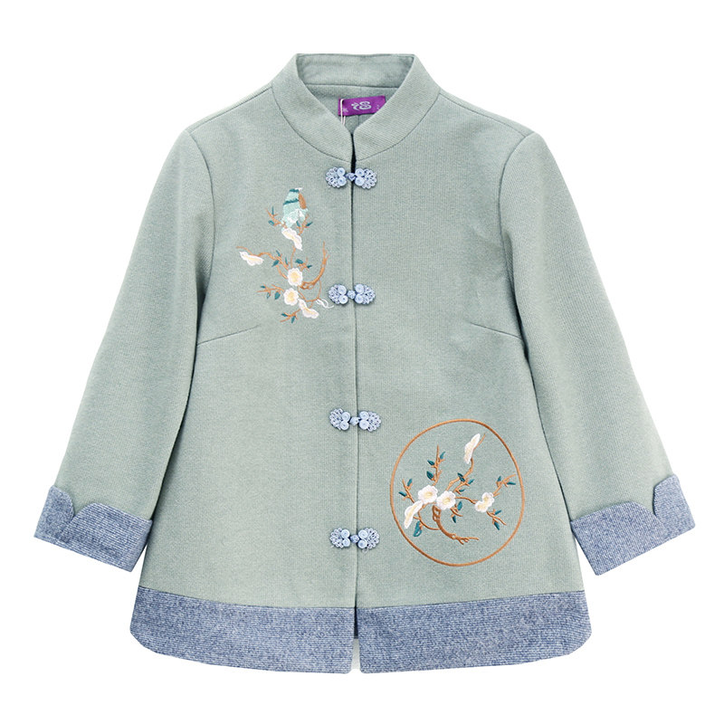 新款奶奶春秋装唐装外套老年人妈妈 秦拾中老年女装