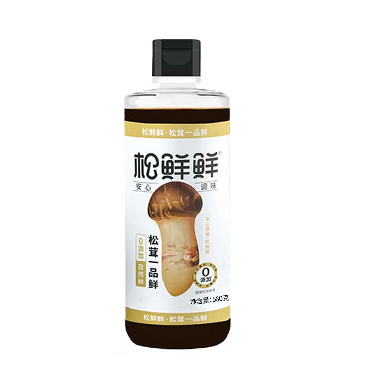 松鲜鲜松茸调味一品鲜0添加调味汁580g2瓶含酿造酱油代替生抽凉拌 - 图3