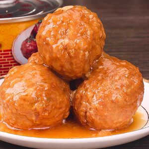 上海梅林四喜丸子罐头红烧狮子头280g*5速食方便熟菜即食下饭菜肉
