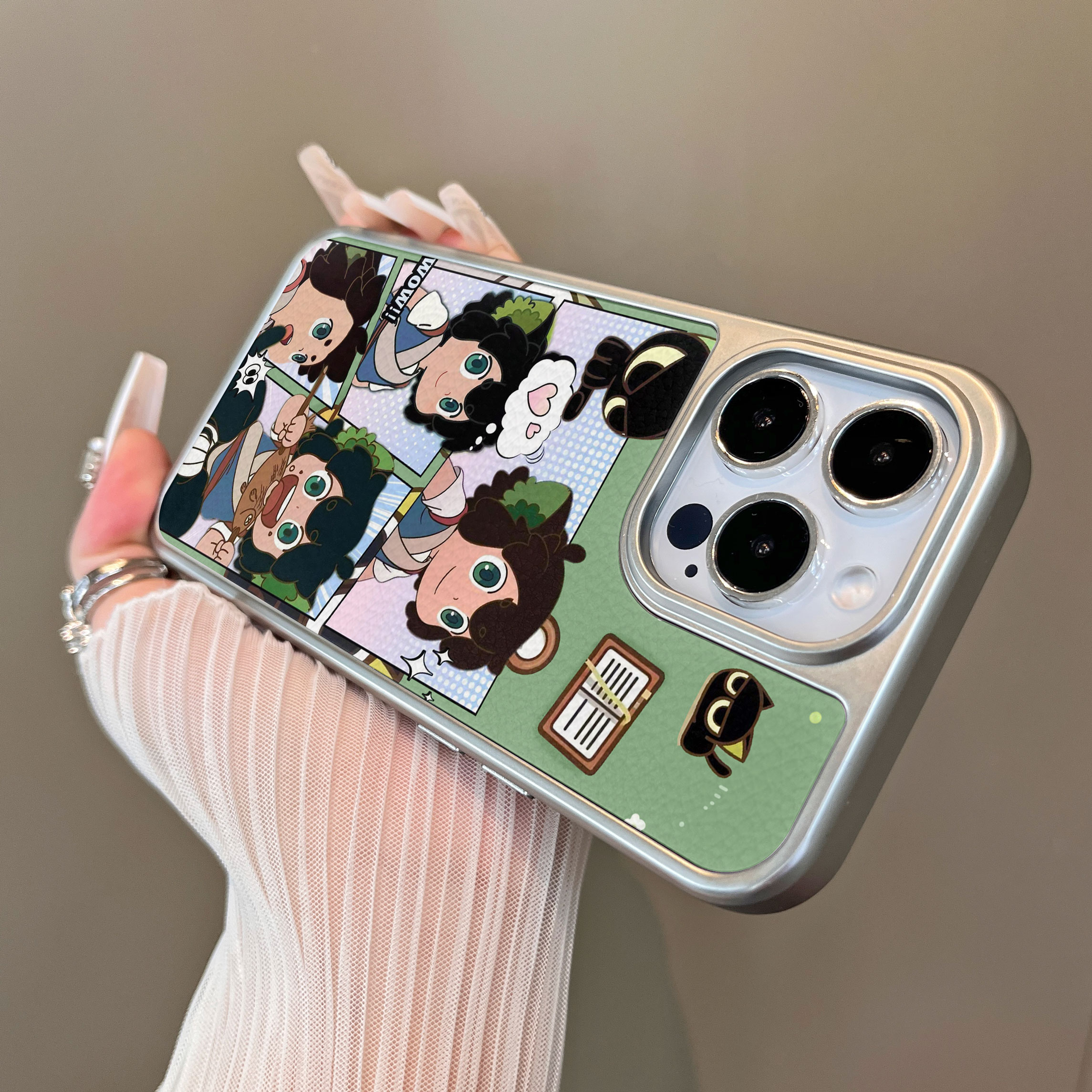 适用于华为pura80pro+手机壳p80plus十吃烤鱼男孩二合一小羊皮支架p60简约新款套防摔男女生p70ultra - 图2