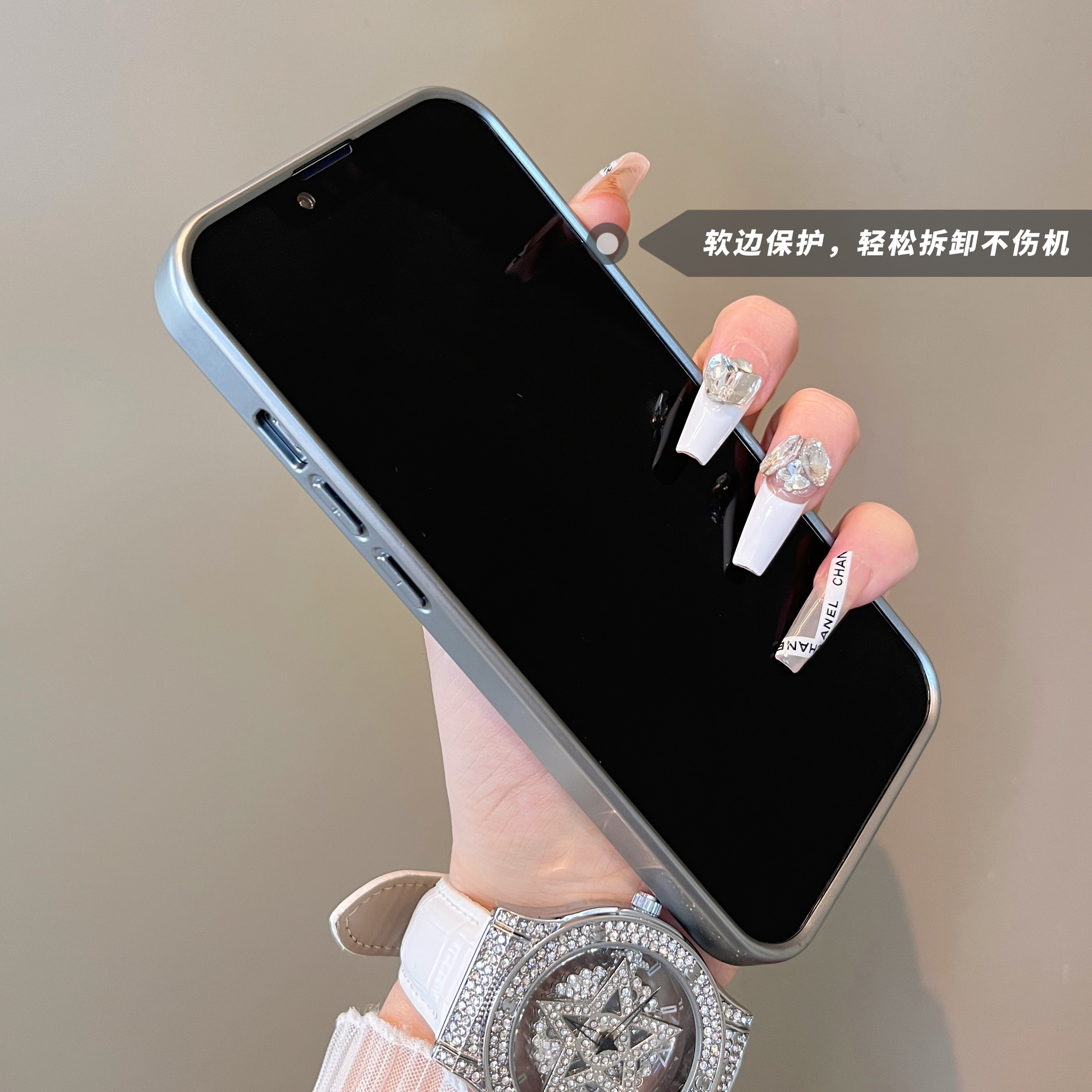 适用于华为pura80pro+手机壳p80plus十吃烤鱼男孩二合一小羊皮支架p60简约新款套防摔男女生p70ultra - 图3