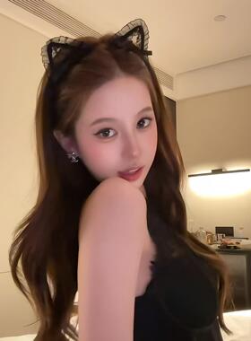 万圣小猫咪！黑色蕾丝猫