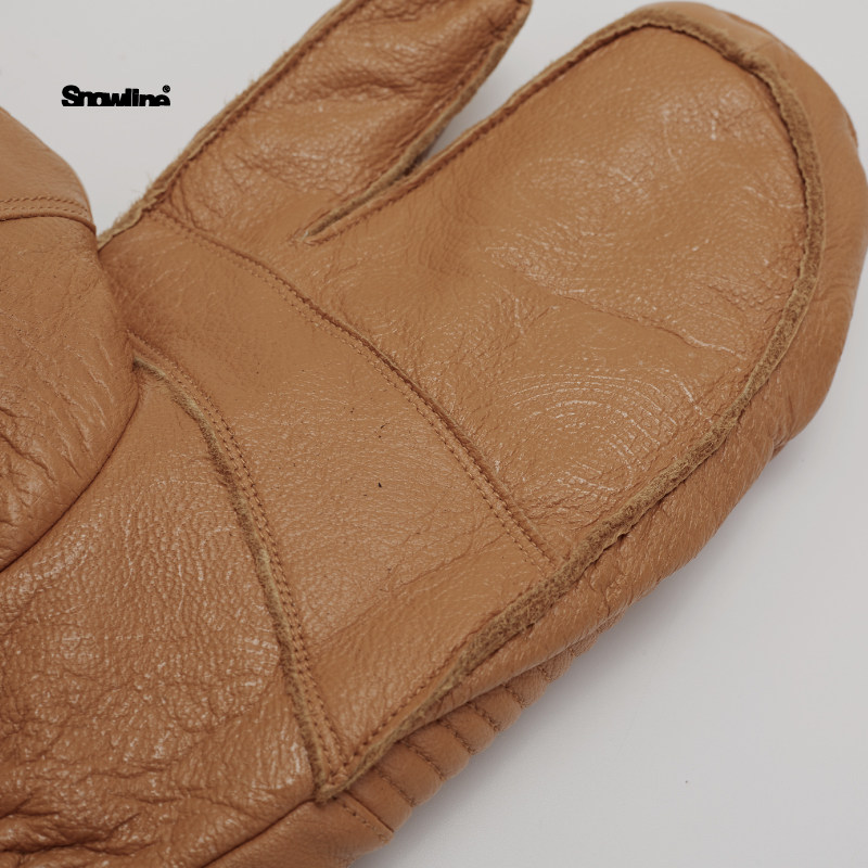 Snowline雪线龙虾三指手套山羊皮EVENT滑雪手套新雪丽保温中性款,淘宝优惠券,粉丝福利购,淘宝优惠卷