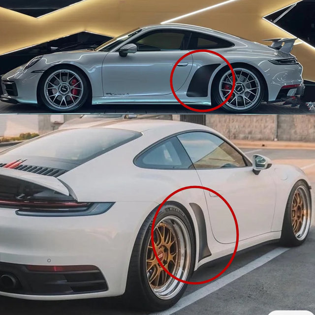 Porsche 911 anti-sand and gravel sticker 997 film guard