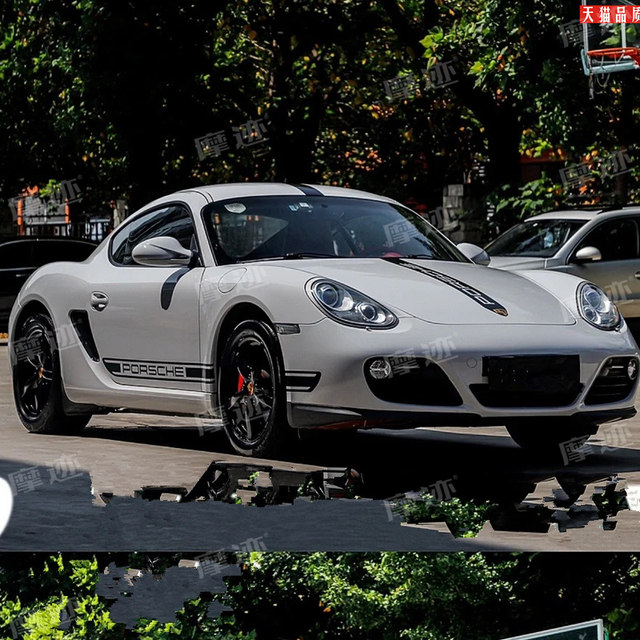 Suitable for Porsche 987 Cayman car stickers, 718 Boxster modified Cayman body decoration stickers