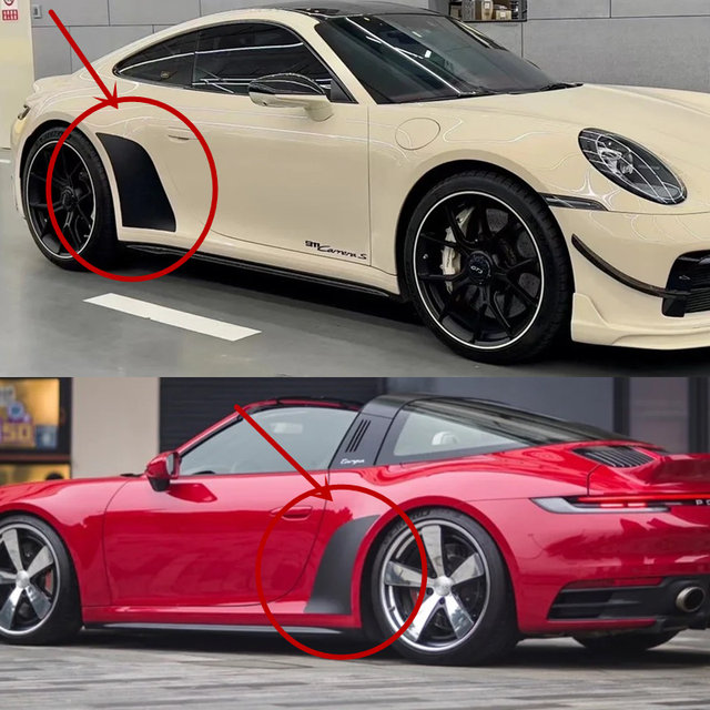 Porsche 911 anti-sand and gravel sticker 997 film guard