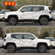 Suitable for Jeep JEEP Renegade car stickers, free light personalized modified body stickers, guide color stickers
