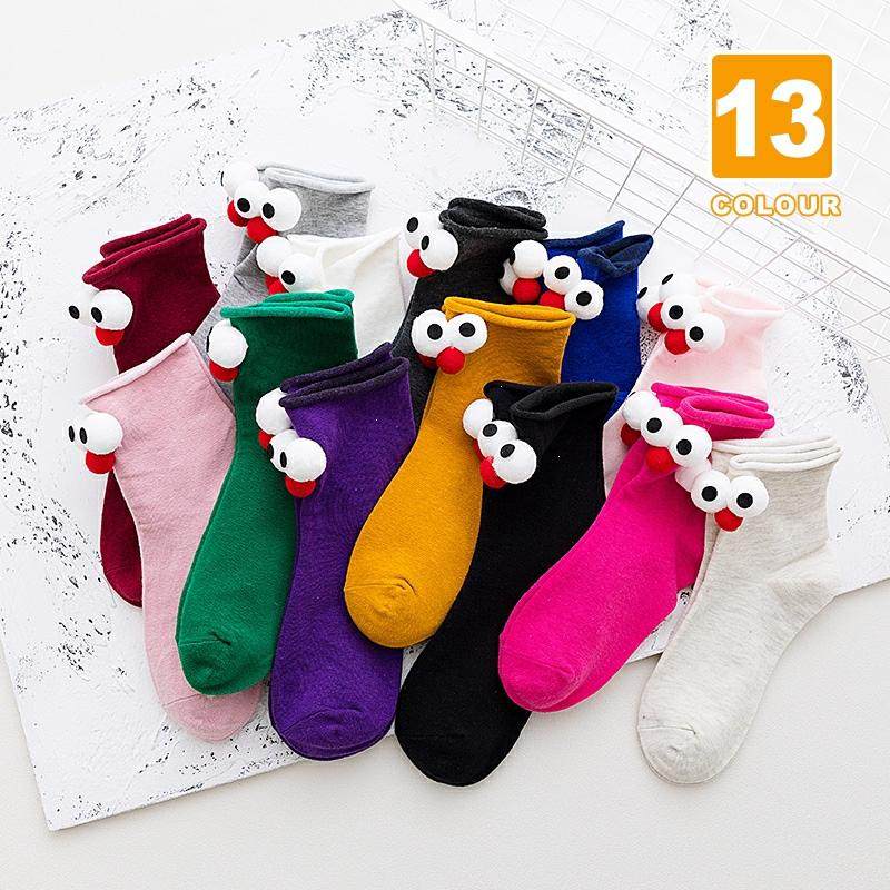 芝麻街芝麻大丝袜眼堆堆袜打底袜 施西颜短袜/打底袜/丝袜/美腿袜