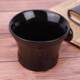 YAQI black plastic men's shaving bowl, women's oil bowl, soap bowl, shaving bowl, barber shop use