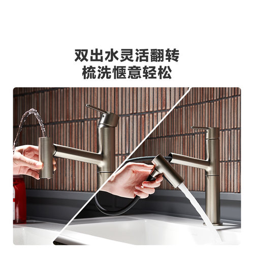 科勒洗脸盆水龙头冷热家用卫生间洗手盆面盆浴室柜台盆龙头38347T - 图2