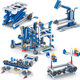 Gear building block programming robot assembly technology