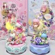 Sanrio Hello Kitty Moonlight Club Rotating Music Box Twin Stars Tsukino Ode to Spring Assembled LEGO Wooden Toys