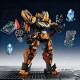 2025 new fun high building blocks corona fierce soul dark silver streamer deformation mecha model male toy gift ornaments