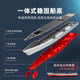 052D guided missile destroyer integrated small particle assembly fun high building block aircraft carrier model boy toy gift