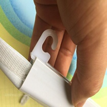 White PVC hanging painting shaft poster hanging shaft hanging painting frame hanging flag painting shaft flat shaft clamp drawing bar door curtain roller blind roller