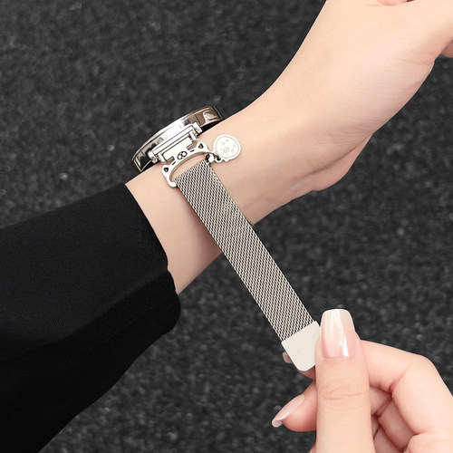 适用华为gt5新款手表带6金属磁吸watchgt4系列手表链女士5pro女表智能运动watch4专用高级感3/2女款手链夏天1 - 图0