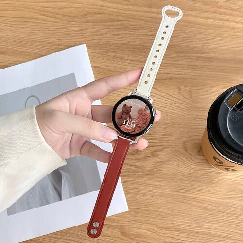 适用华为gt3手表带watchgt5新款gt4女士6智能手表链watch4手表带3pro高级感2女款专用真皮女表高端腕表带系列 - 图3
