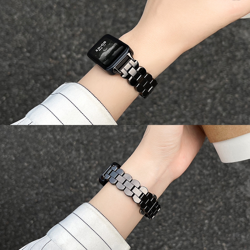 适用华为手环10/9手表带链夏天新款8高级金属手腕带6pro女生替换表链7nfc版荣耀电子智能运动八九代女士band9 - 图0