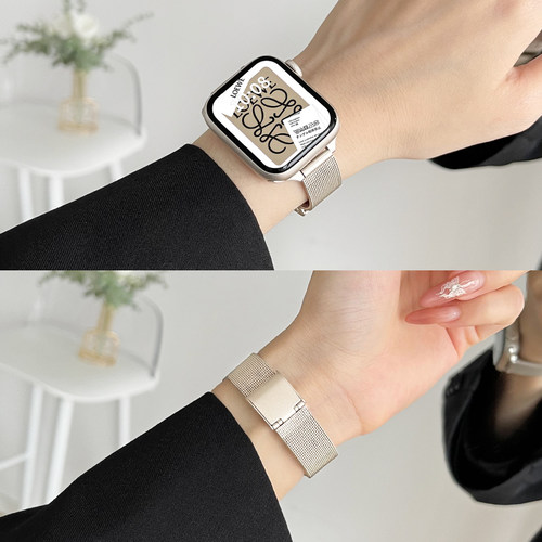 适用华为fit2/3手表带新款5金属智能手表watchfit3替换表链手环fit4手带女款watch fit4pro腕带专用磁吸系列 - 图1