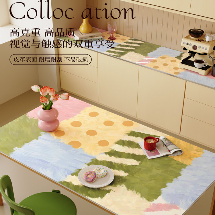 清新美式电视柜桌垫防水防尘餐边柜台面保护垫子玄关鞋柜桌布盖布,淘宝优惠券,粉丝福利购,淘宝优惠卷