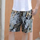 Men's cotton silk home shorts, light and soft, sweat-absorbing