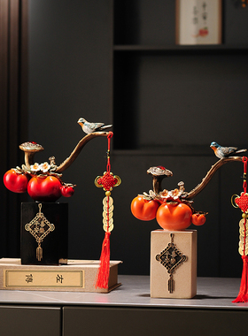 事事如意平安喜乐电视柜摆件