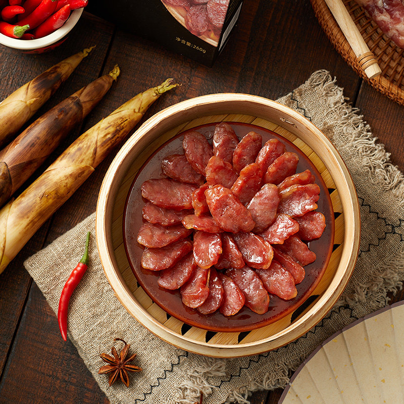 猪八味正宗广式腊肠香肠腊肉甜酒味260g土猪纯肉农家自制广味咸甜,淘宝优惠券,粉丝福利购,淘宝优惠卷