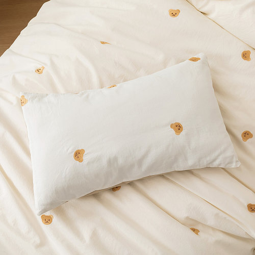 儿童枕套30×50幼儿园宝宝纯棉a类枕芯套幼儿园全棉枕头套定做 - 图0