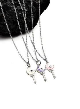 日韩魔法棒项链女颈链吊坠毛衣链