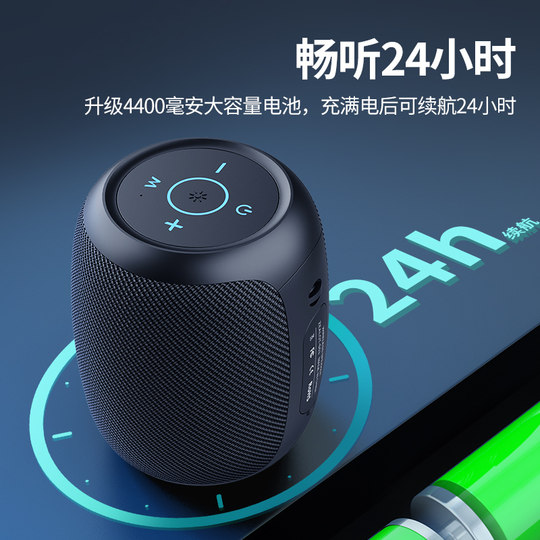 Portable mini subwoofer for enthusiasts