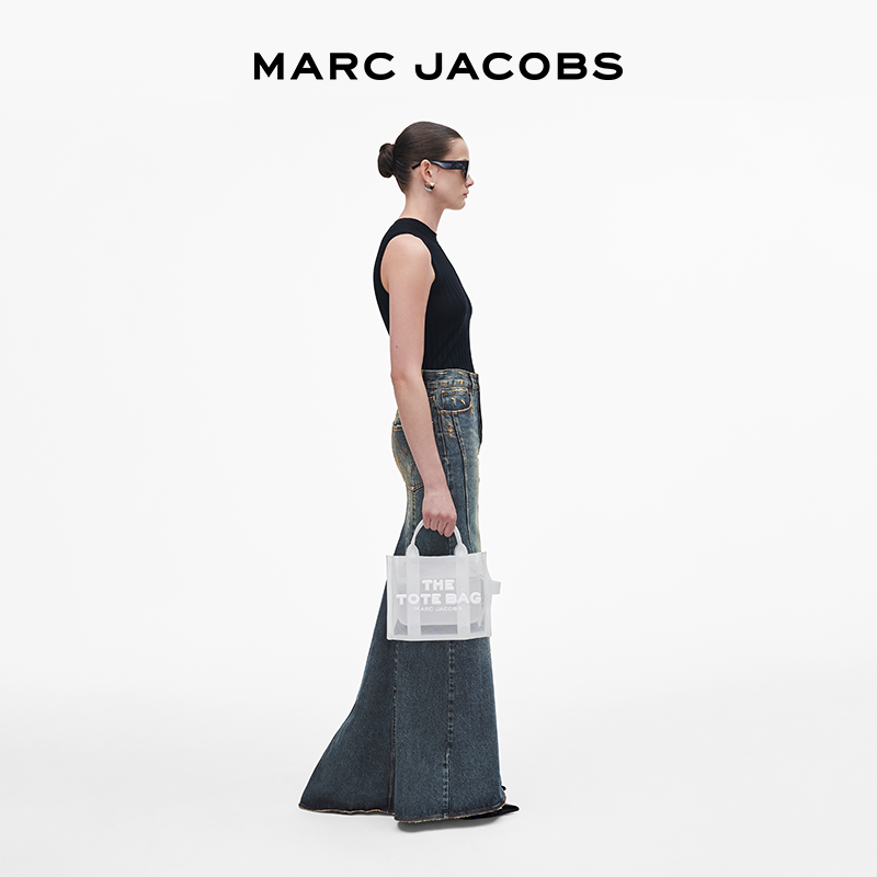 MARC JACOBS TOTE MJ小号网纱度假休闲托特包-图3