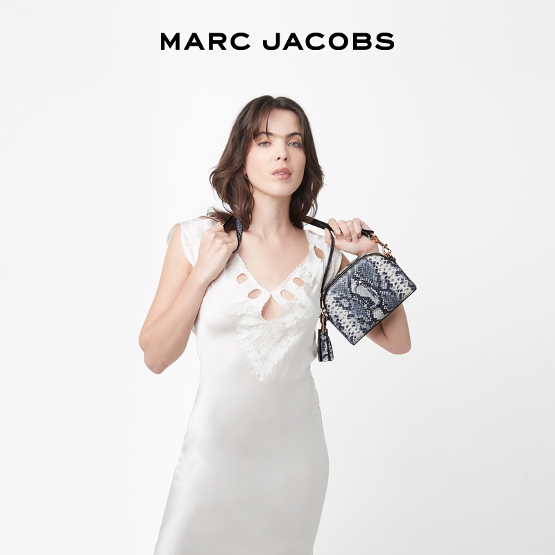 【季末折扣】MARC JACOBS MJ THE SHUTTER 牛皮蛇纹个性斜挎包 - 图3