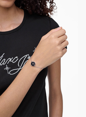 【特享甄选】MARC JACOBS/莫杰 BUTTON MJ 金属纽扣精美配饰手链