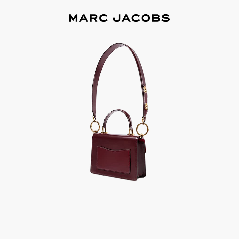 【季末折扣】MARC JACOBS DOWN TOWN MJ 牛皮丝巾包通勤手提包 - 图1