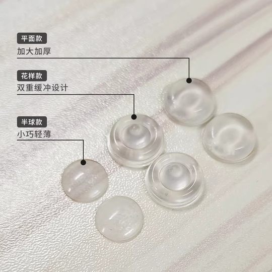 Manija de puerta, gabinete anticolisión, silla, estera silenciosa de silicona