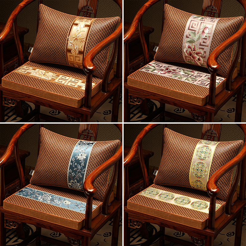 中式沙发椰棕坐垫夏季椅子椰丝棕榈椅垫红木官帽椅茶椅垫子棕垫夏