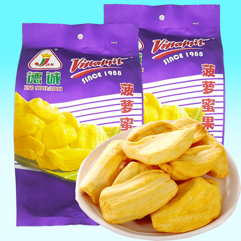 德诚菠萝蜜干500g散装新鲜水果干 婷立食品菠萝蜜