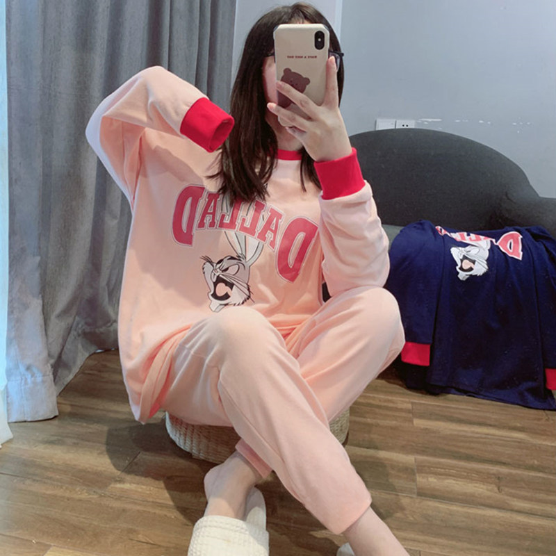 睡衣女士春秋季长袖长裤卡通可爱甜美学生家居服2022年新款两件套,淘宝优惠券,粉丝福利购,淘宝优惠卷