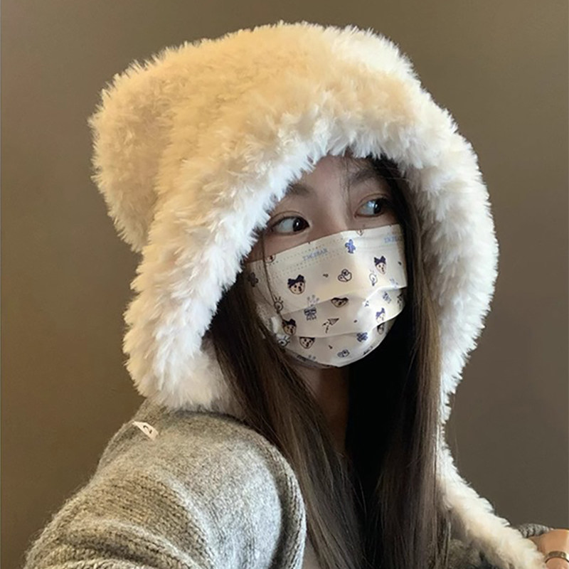 Classy key新加坡设计师联名款小熊耳朵保暖帽子秋冬大头围雷锋帽,淘宝优惠券,粉丝福利购,淘宝优惠卷