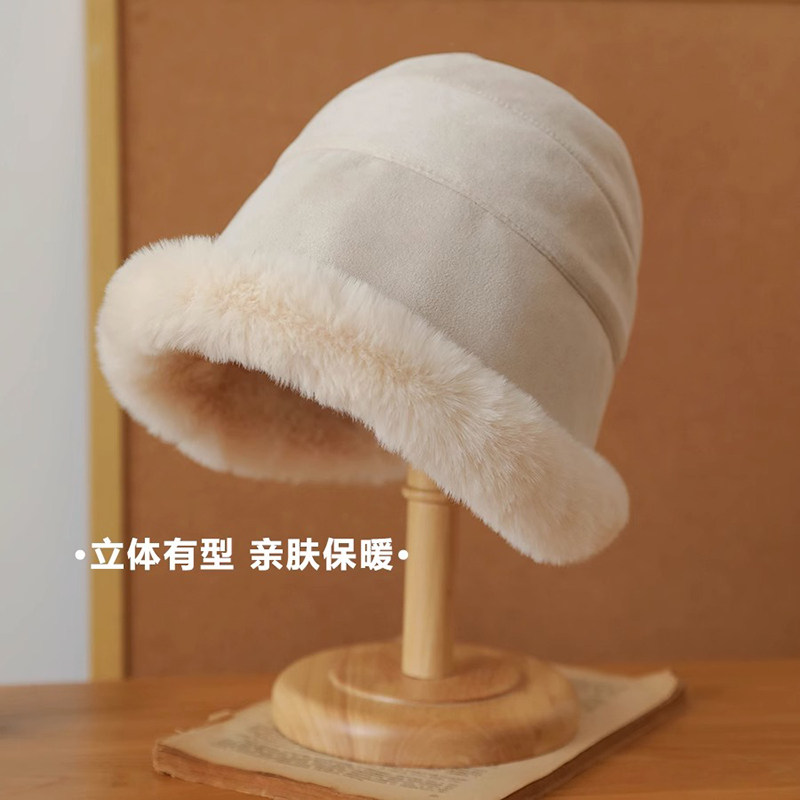 Classy key新加坡设计师联名款气质素雅盆帽加厚保暖帽子女渔夫帽,淘宝优惠券,粉丝福利购,淘宝优惠卷