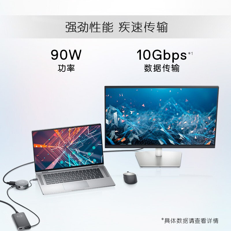 DELL/戴尔 DA310 USB-C转HDMI转DP转VGA 七合一 USB-C 移动适配器 - 图2