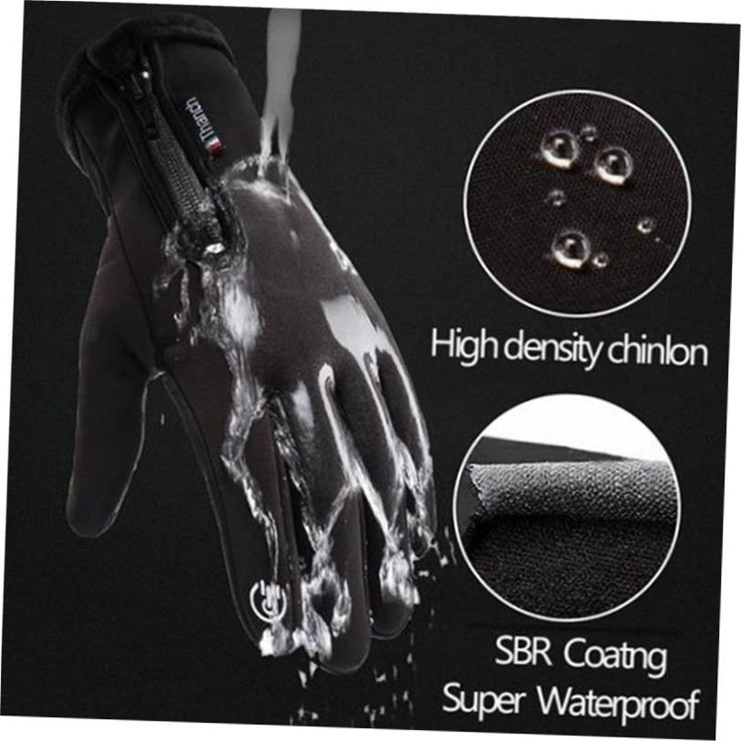 Winter Gloves Waterproof Thermal Touch Screen windproof 手套 - 图1